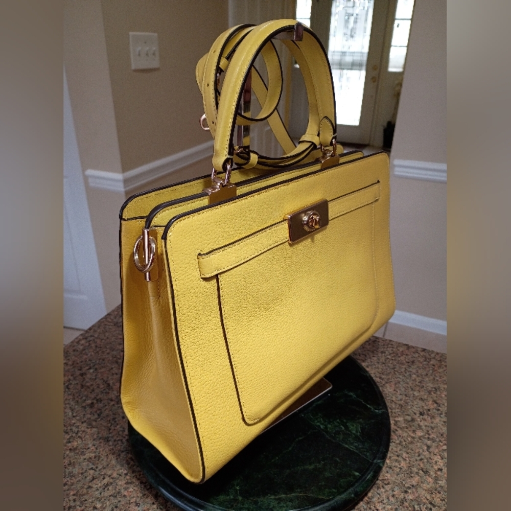 Coach Lane Carryall Satchel Handbag  - Picture 16 of 16